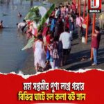 মহা সপ্তমীর পুণ্য লগ্নে গঙ্গার বিভিন্ন ঘাটে হল কলা বউ স্নান